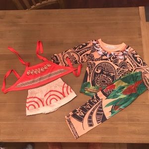 Moana and Maui Costume